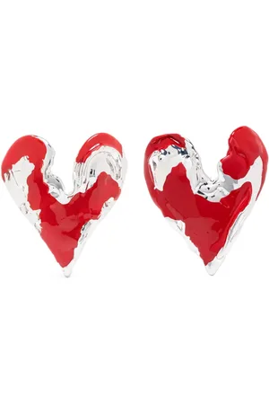 Vann Jewelry Aretes con motivo de corazón