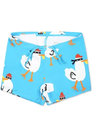 Stella McCartney Shorts de playa Seagull Bandit