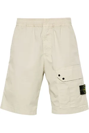 Stone Island Bermudas con distintivo Compass