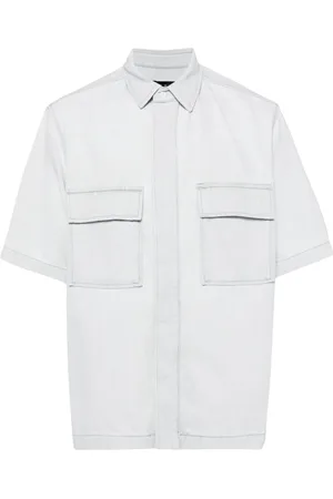 IRO Camisa de mezclilla manga corta