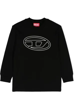 Diesel Playera con motivo Oval D en relieve