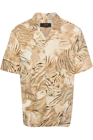 IRO Camisa de popelina con estampado botánico