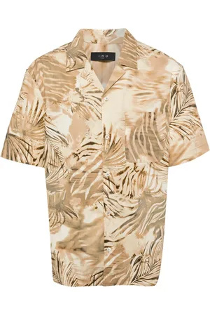 IRO Camisa de popelina con estampado botánico