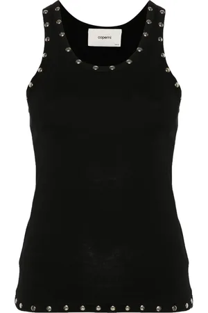 COPERNI Top con aplique y logo bordado