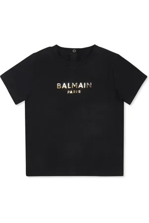 Balmain Playera con logo estampado