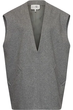 Maison Margiela Chaleco con efecto melange
