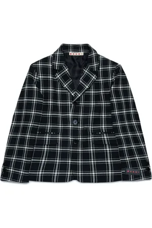 Marni Blazer con botones y motivo de cuadros