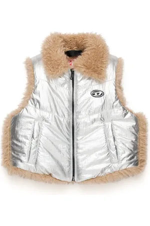Diesel Chaleco capitonado con ribete texturizado