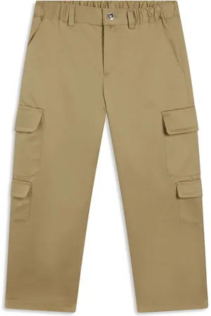 VERSACE Pantalones cargo estilo gabardina