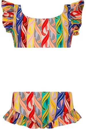 Etro Bikini con ondas estampadas