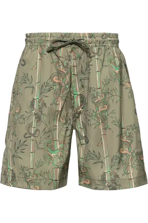 Maharishi Shorts de playa Dragon Bamboo