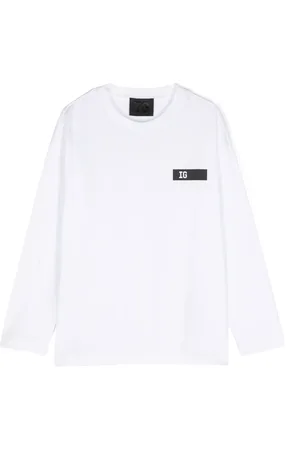 Il gufo Playera con logo estampado