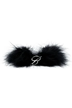 BLUMARINE Pulsera con detalle de plumas y monograma