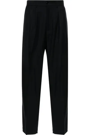 BARENA Pantalones rectos con tiro medio