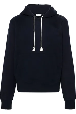 Saint Laurent Hoodie con bordado Cassandre