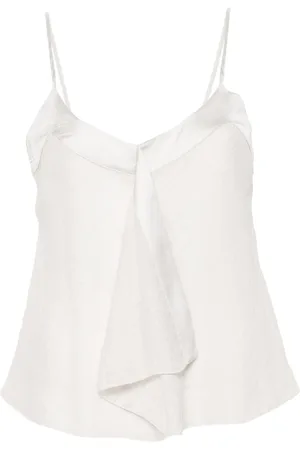 Emporio Armani Top de tejido seersucker