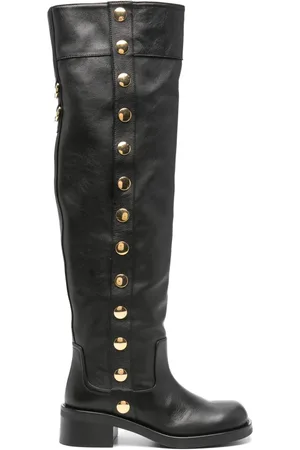 Moschino Botas altas con apliques y tacón de 50mm