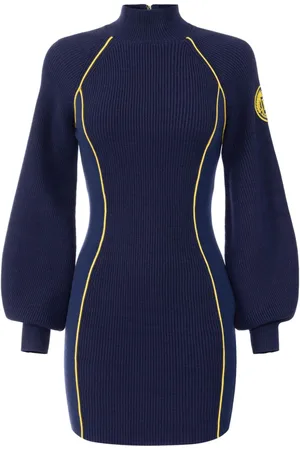 Elisabetta Franchi Vestido con mangas farol