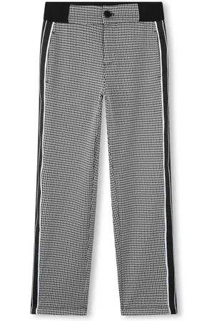 HUGO BOSS Pantalones con estampado pied de poule