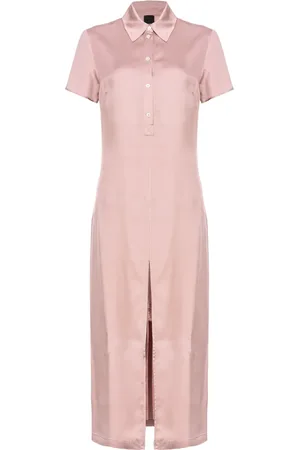 Pinko Vestido midi estilo playera tipo polo