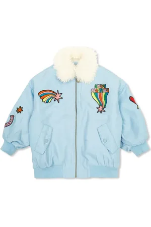 Stella McCartney Chamarra bomber con apliques