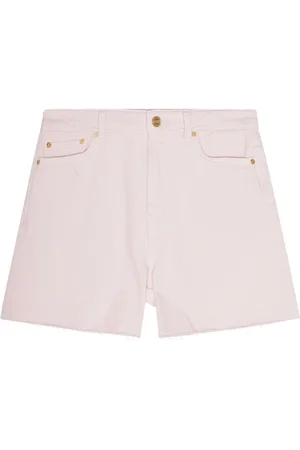 Ganni Shorts de mezclilla sin rematar