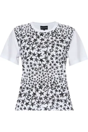 Emporio Armani Playera con estrellas estampadas