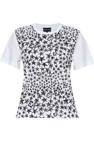 Emporio Armani Playera con estrellas estampadas