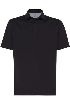 Brunello Cucinelli Playera tipo polo manga corta