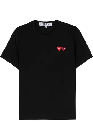 Comme des Garçons Playera con parche de corazón