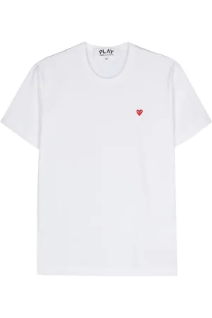 Comme des Garçons Playera con parche de corazón