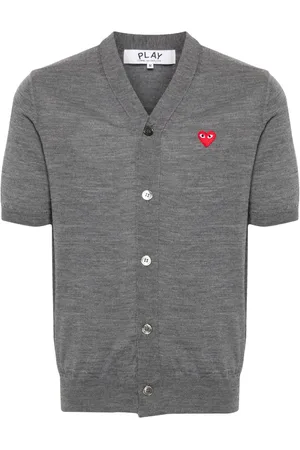 Comme des Garçons Cárdigan con parche de corazón