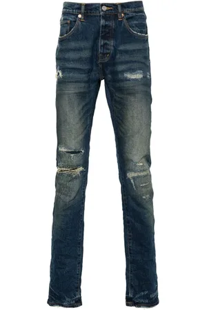 Purple Brand Skinny jeans con efecto envejecido