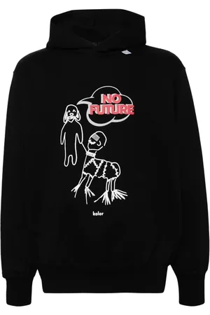 Kolor Hoodie con estampado gráfico