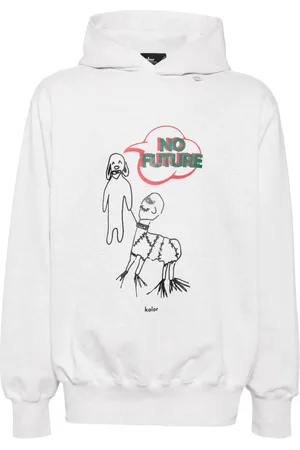 Kolor Hoodie con estampado gráfico