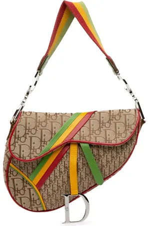 Dior Bolsa de hombro de Saddle Diorissimo Rasta 2004