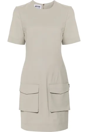 Moschino Vestido corto de vestir con bolsillos cargo