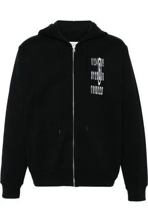 Maison Margiela Hoodie con números estampados