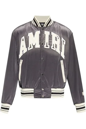 AMIRI Chamarra bomber con logo bordado