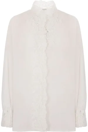 ERMANNO SCERVINO Camisa con ribete de encaje