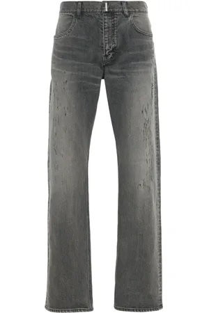 Givenchy Jeans rectos con placa del logo