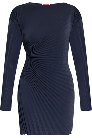 Kenzo Vestido plisado manga larga