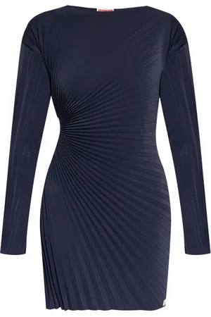 Kenzo Vestido plisado manga larga