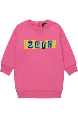 Dsquared2 Vestido con logo estampado