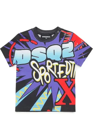 Dsquared2 Playera con estampado gráfico del logo