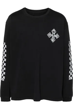 Rhude Sudadera con cruz estampada