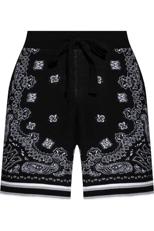 AMIRI Bermudas con motivo de bandana