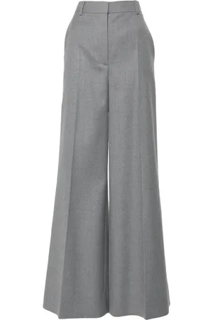 Stella McCartney Pantalones palazzo de tiro alto