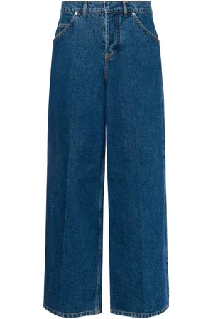 Serafini Jeans anchos de tiro bajo