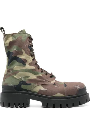 Balenciaga Botas con estampado militar